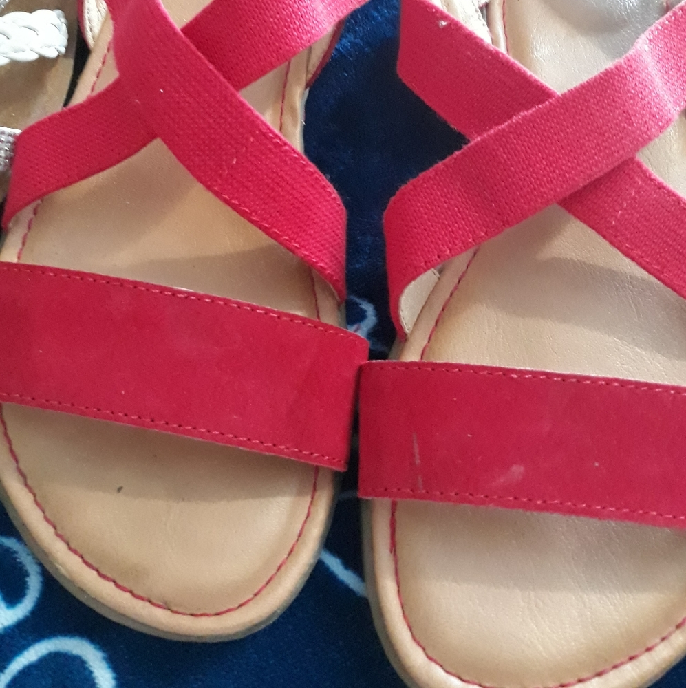 Price dropped today only. 2 pair of Sandals for $22